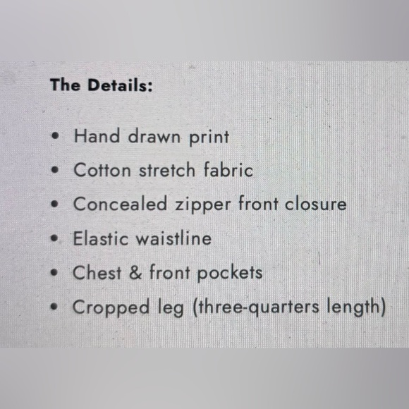 MIXED by Nasrin Pink Nana Jumpsuit, medium, 97 % cotton, 3 % stretch spandex - Picture 10 of 10